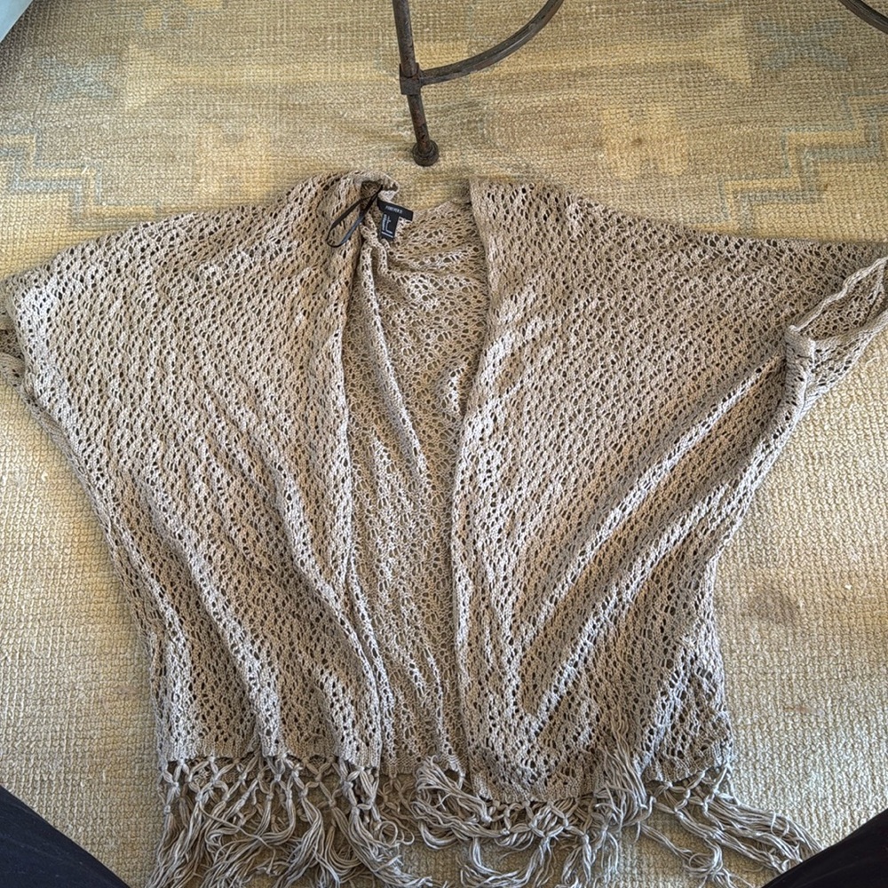 Brown cardigan